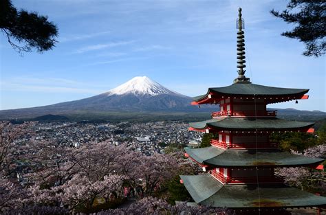 Chureito Pagoda The Best View Point Of Mt Fuji Japan Web Magazine