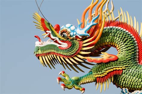 Chinese Dragon Temple In Taiwan Design Architecture Stock Image