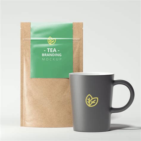Tea Branding Mockup | Branding mockups, Coffee branding, Branding