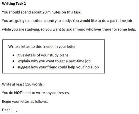 General Writing Task 1 🥇