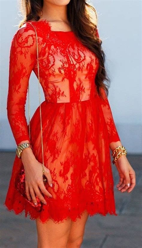 Red Lace Dress Gloss Fashionista Red Lace Dress Fashion Dress