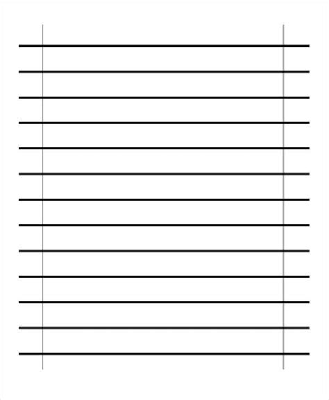 Free Printable Bold Lined Paper Get What You Need For Free