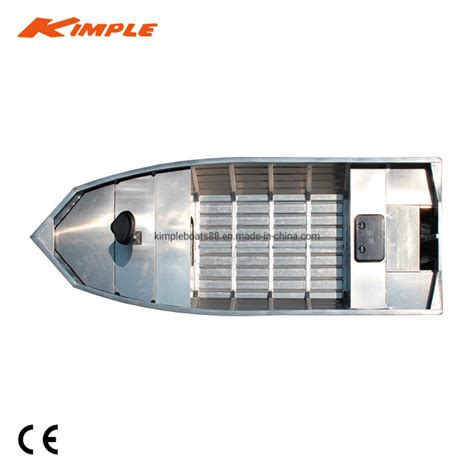 Kimple J4920 Aluminum Boat 495m16ft Jon Boat China Aluminum Boat