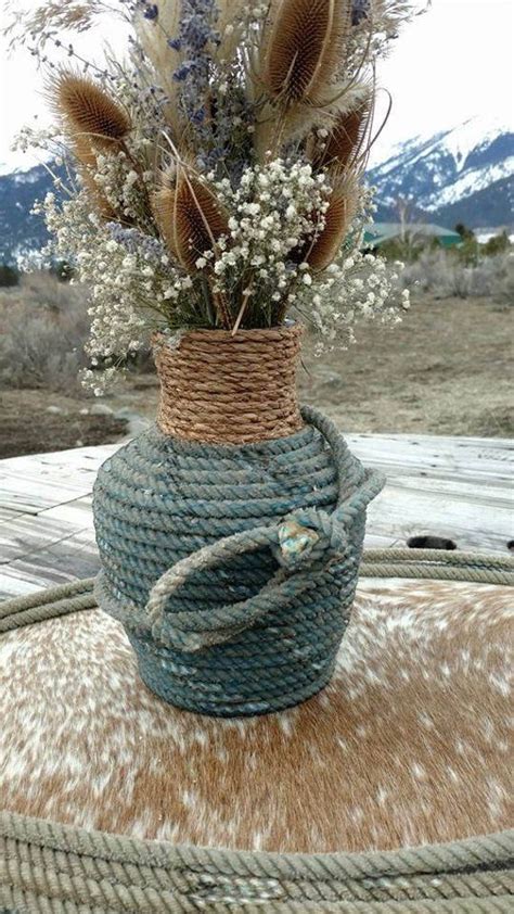 Authentic Lariat Rope Vase