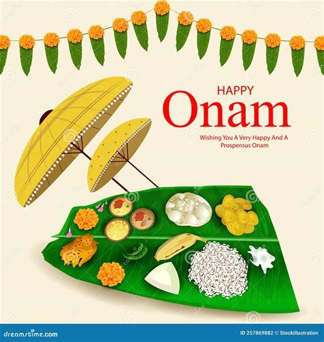 Happy Onam Festival Greetings To Mark The Annual Hindu Festival Of