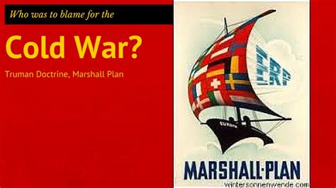 Dec 16, 2009 · the reconstruction coordinated under the marshall plan was formulated following a meeting of the participating european states in the latter half of 1947. 6: GCSE History - the Truman Doctrine & the Marshall Plan ...