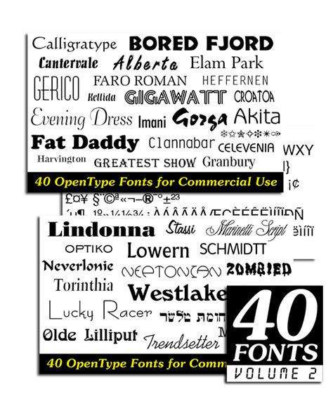 40 Fonts Volume 2 For Mac And Windows Macappware