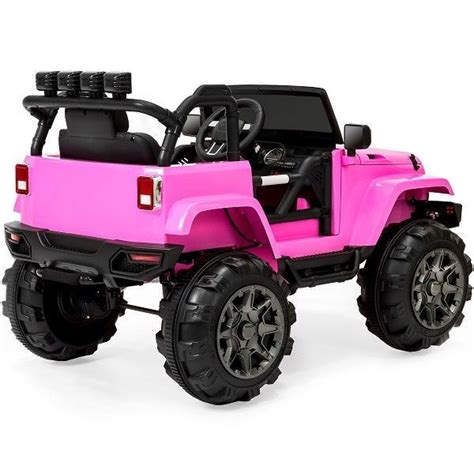 Toys Girls Ride On Car 12v Pink Jeep Kids Childs Powered Truck Electric