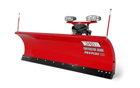 Snow And Ice Snow Plows Commercial Plows Western Pro Plus Hd Straight