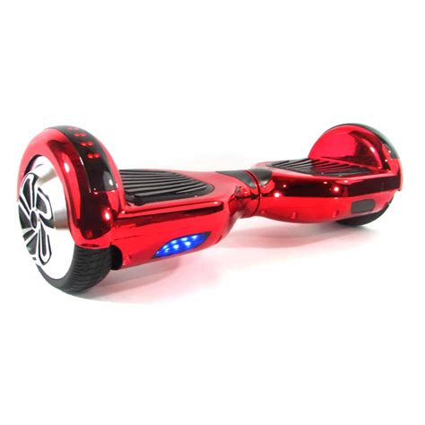 Red Chrome New X6 Bluetooth Hoverboard Official ®