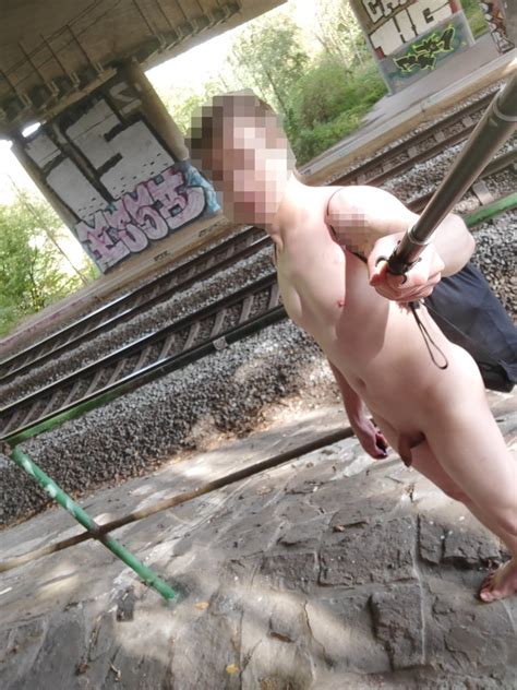 next to the rails naked under the bridge 71 pics 2 xhamster