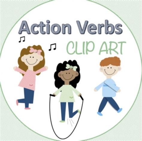 Action Verb Clip Art 60 Images Action Verbs Clip Art Verb