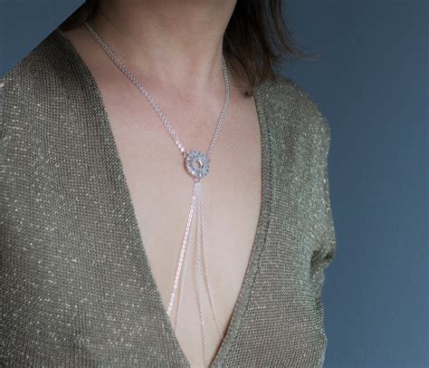 Sexy O Ring Necklace To Nipple Silver Nipple Chain Stainless Etsy