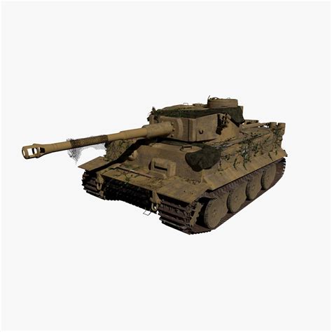 Veteran Tiger Tank Free 3d Model 3ds Obj C4d Free3d