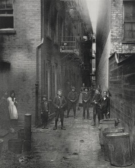 Mullens Alley Cherry Hill New York 1888 By Jacob Riis New York