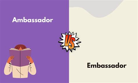 Ambassador Vs Embassador Whats The Difference With Table