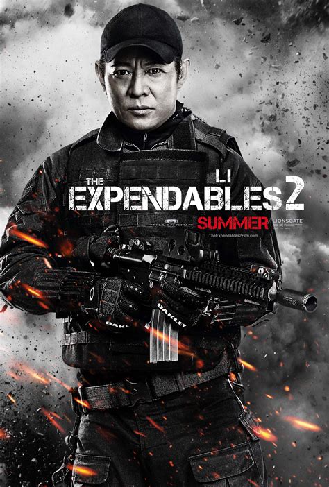 Uk Exclusive Character Poster Jet Li In The Expendables 2 Heyuguys