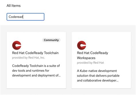 In crw, you simply start a workspace just as you would power on a pc. Using a custom devfile registry and C++ with Red Hat ...