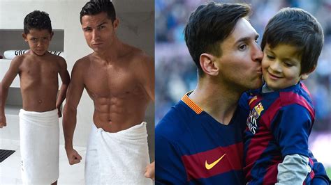 Messi And Ronaldo Son Lionel Messi Reveals His Son Thiago Is A Cristiano Ronaldo Fan
