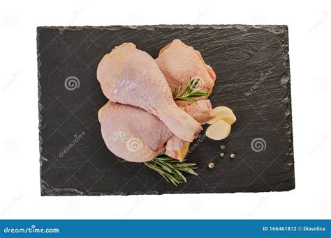 Raw Meat Chicken Leg Stock Photo Image Of Broiler 166461812
