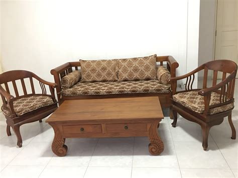 Transform your houses into dream homes. Wooden Sofa Set, Furniture, Sofas on Carousell