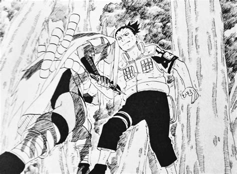 Shikamaru Vs Tayuya Shikamaru Anime Manga Pages