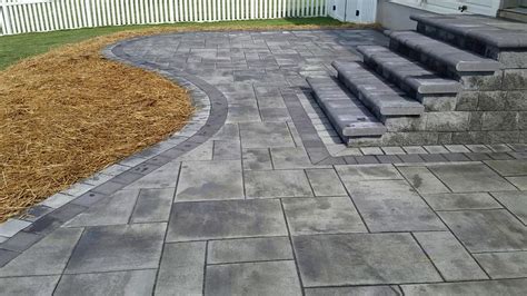 Hanover Paver Patio And Steps Hardscape Project Dreamscape Outdoors