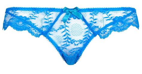Agent Provocateur Lace Azure Brief In Blue Lyst Canada