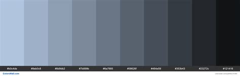 Shades Of Light Steel Blue B0c4de Hex Color Colorswall