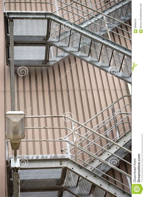 Measure the height of the area where you will install the stairs. External Staircase Industrial Building Stock Image - Image of stairs, external: 58888475