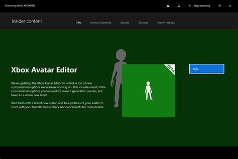 New Xbox Avatars Available To Select Xbox Insiders