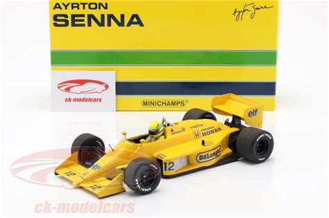 Minichamps 118 Ayrton Senna Lotus 99t 12 Winner Monaco Gp Formula 1