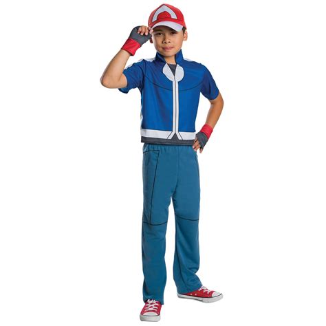 Kleidung And Accessoires Pokemon Ash Ketchum Fancy Dress Costume Deluxe