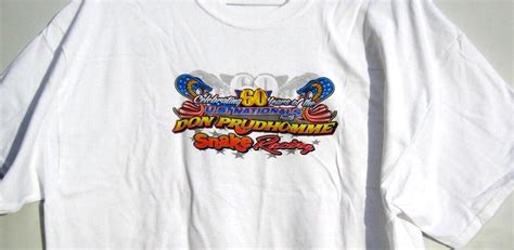 Don The Snake Prudhomme 60 Years Us Nationals Xl Retired T Shirt