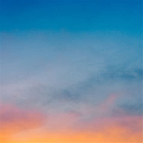 Download Wallpaper 2780x2780 Sky Gradient Clouds Sunset Ipad Air