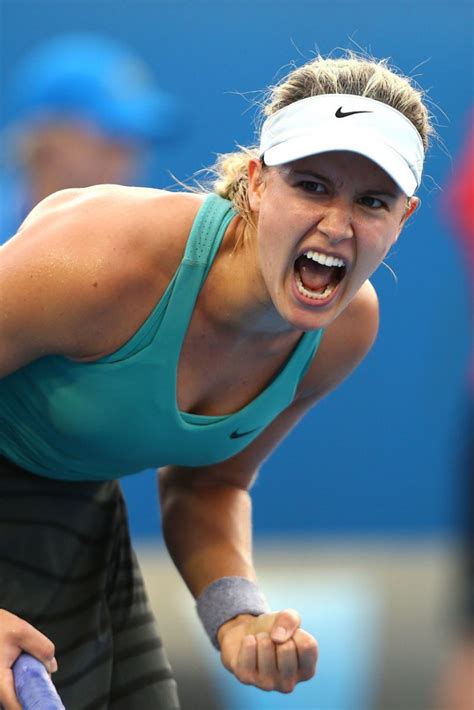 Eugenie Bouchard Australian Open In Melbourne January 15 2014