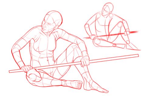 Sitting Poses Drawing Free Download On Clipartmag