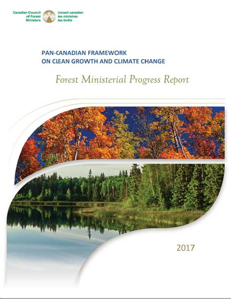 Forest Ministerial Progress Report On The Pan Canadian Framework On
