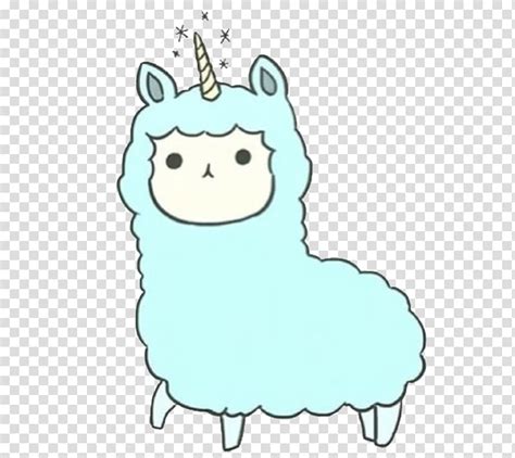 Llama Drawing Kawaii Illustration Cute Unicorn Drawings Transparent