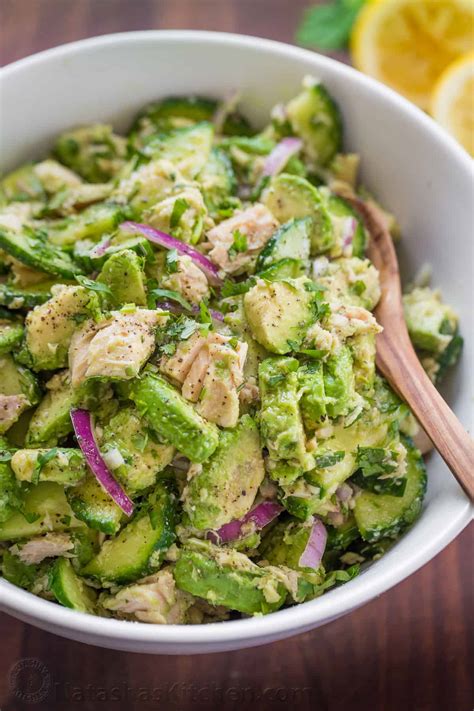 avocado tuna salad recipe video