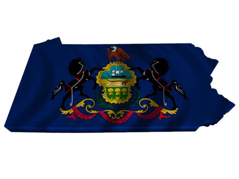 Flag And Map Of Pennsylvania — Stock Photo © Savup 5245883