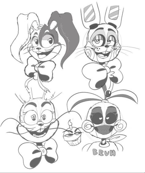 More Security Breach Sketches Fivenightsatfreddys Fnaf Characters Fnaf