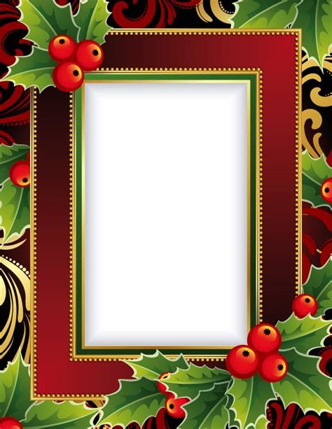 Free Vector Exquisite Christmas Photo Frame Vector Graphic Available