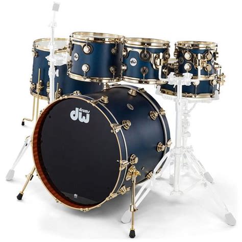 Dw Collectors Series Maple Mahogany 7 Piece Shell Pack Satin Regal