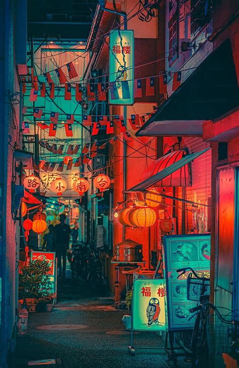 Taken In Yokohamas Chinatown Anime Scenery Wallpaper Scenery Wallpaper City Aesthetic