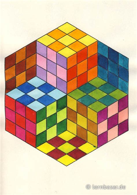 Maybe you would like to learn more about one of these? Cube w 3D | 3d bilder zeichnen, Kritzeln kunst, Kunst auf ...
