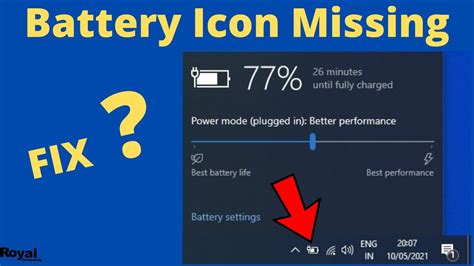 How To Fix Battery Icon Missing On Windows 10 Battery Icon Not
