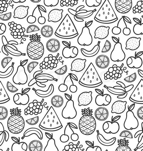 ️cute Fruit Coloring Pages Free Download