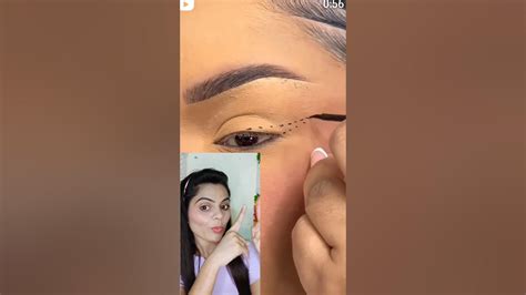 Dot Eyeliner Hack 😱🤯easy Apply Eyeliner Shorteyelinerhack