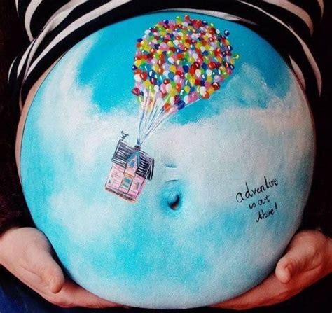 20 Incredibly Cute Tummies Arty Baby Bump Painting Pregnant Belly